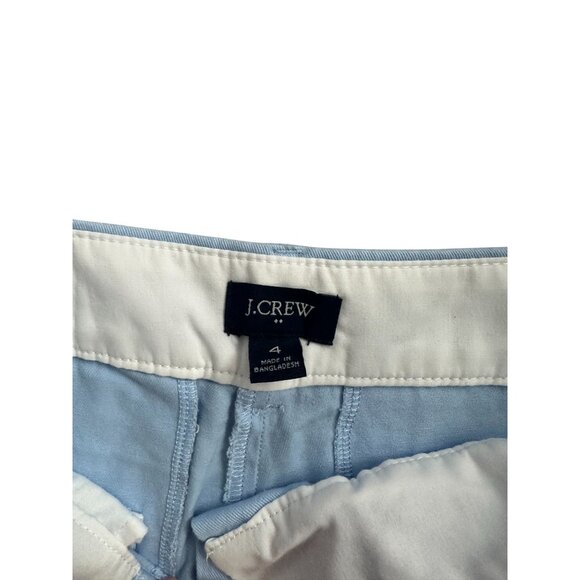 J CREW Women's Light Blue Shorts Size US 4 - Picture 3 of 6